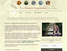 Tablet Screenshot of donnaacupuncture.com